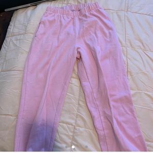 Brandy melville bubble gum sweatpants